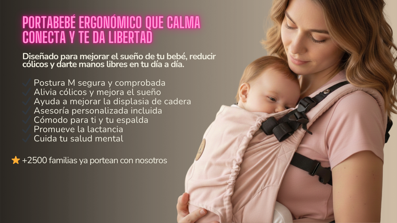 porteo ergonómico para displasia de cadera